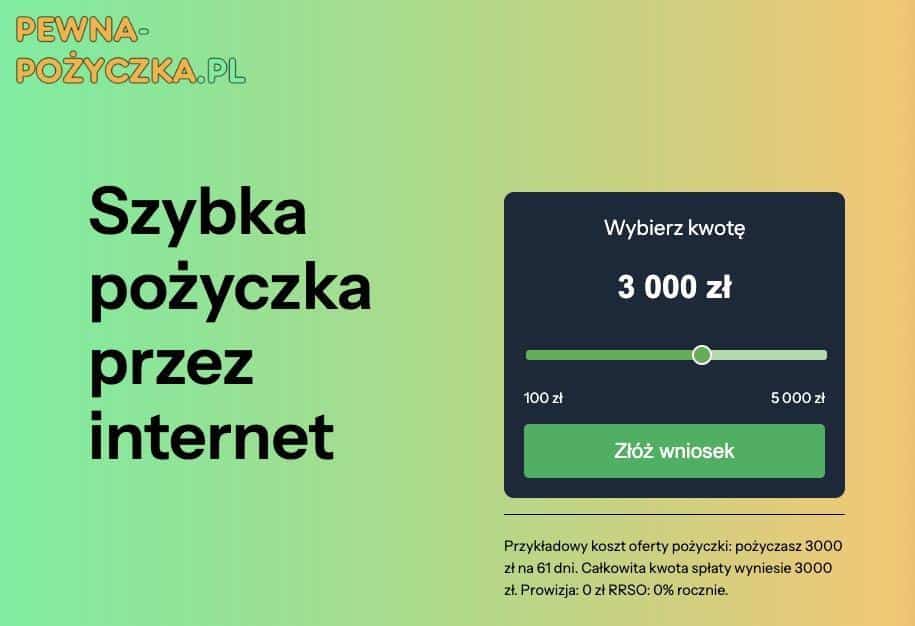 pewna pozyczka strona glowna